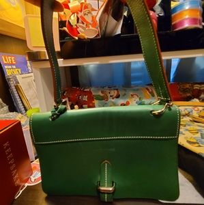 Dooney and Bourke emerald green shoulder bag
